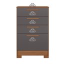 Ver imagem 3 de Comoda Grande Aruba C/ 4 Gavetas com Gavetao e Corrediças Telescopicas Santos Andira