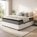 Ver imagem 3 de Cama Box Baú com Colchão de Molas Ensacadas Pillow Top Umaflex Vitta Casal 138cm