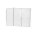 Ver imagem 1 de Cabeceira de Cama Solteiro Dubai 90cm - Branco Courino