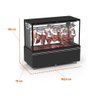 Expositor Açougue Gancheira Dupla Vanguard Top 0 a 4ºc 1,5m Eavtg1500e 220v - Refrimate - 2