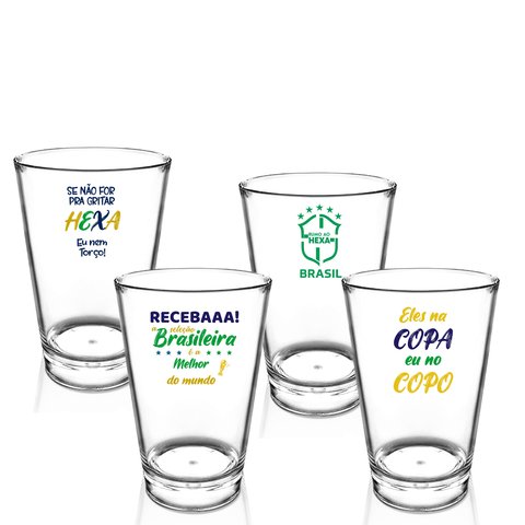 Copo Caipirinha Personalizado Copa do Mu