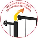 Ver imagem 6 de GRADE PORTÃO DIVISOR AMBIENTE MULTIGRADE 70 CM PRETO