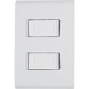 Ver imagem 1 de Conjunto 4x2 com 2 Interruptores Paralelos Tramontina Liz 10 a 250 V Branco