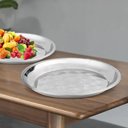 Ver imagem 2 de Bandeja Inox Redonda Multiuso Garçom Bar Restaurante 35 Cm