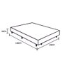 Cama Box Casal Suede Extremo Reforçado King Design Bege 138x188x40 - 4