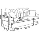 Ver imagem 4 de Sofa 2 Lugares 160 cm Eron Linho Cru Vazzano
