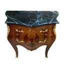 Ver imagem 3 de Cômoda Clássica 2 Gavetas com Tampo em Mármore 75x86x45 a Escolha Ideal para Ambientes Elegantes