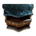 Ver imagem 5 de Cômoda Clássica 2 Gavetas com Tampo em Mármore 75x86x45 a Escolha Ideal para Ambientes Elegantes