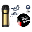 Ver imagem 2 de Garrafa Térmica Lúmina Inox Gold 1 Litro