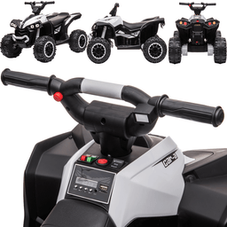Quadriciclo Eletrico Zippy Toys Atv Car-a Xc Sport 6v Branco - 3