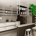 Ver imagem 4 de Prateleira Tripla Estilo Industrial Teto Parede 60cm BP Fs