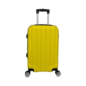 Mala de Bordo 10kg Abs 4 Rodas Amarelo Prizi