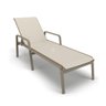 Kit 3 Espreguiçadeiras Piscina Alumínio Fendi Tela Bege - 4