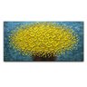 Quadro Pintura Tela fundo textura luz amarelo moderno 5537: 100cm (A) x 200	cm (L) - 1