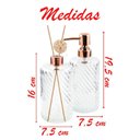 Ver imagem 2 de Jogo Dispenser e Recipiente de Aromas em Vidro Espiral Bronze