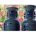 Ver imagem 3 de Vaso Chinês Azul e Branco "dupla Felicidade" - Coleção Classic: Uma Celebração da Tradição Milenar