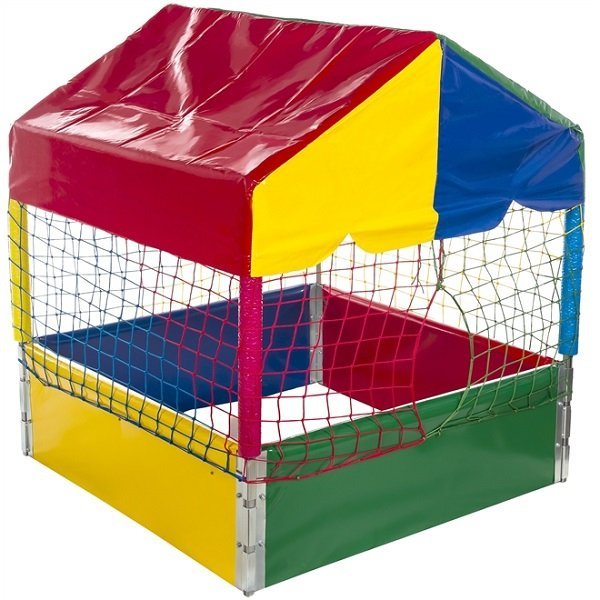 Piscina de Bolinhas 1x1 m com Tatame em E.V.A