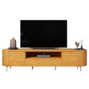 Ver imagem 2 de Rack Bancada p/ TV até 75 pol Areta 218x57cm Cedro DJ Móveis