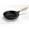 Frigideira Wok Ferro 28x6,5cm 3l Cabo Madeira – Panela Mineira - 1