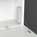 Ver imagem 3 de Articulador para Porta Basculante Abertura para Baixo Junior B 60n Branco Hafele 01 Conjunto