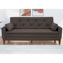 Ver imagem 4 de Sofá 2,08 Metros Linoforte Nature, 4 Lugares, Suede Veludo, Espuma D-33