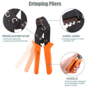 Ver imagem 4 de Alicate para Crimpagem Fio Sn-28B 0.1 - 1mm² Cor Laranja