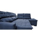 Ver imagem 5 de Sofá de Canto Direito 2,65x2,30m Retrátil e Reclinável com Molas Ensacadas Cama inBox Nobre