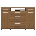 Ver imagem 6 de Cômoda Para Quarto 2 Portas 7 Gavetas London D02 Amendola Touch - Mpozenato