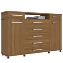 Ver imagem 1 de Cômoda Para Quarto 2 Portas 7 Gavetas London D02 Amendola Touch - Mpozenato