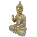 Ver imagem 3 de Buda Decorativo Em Resina Sabedoria hindu meditação fortuna Reflexão zen monge B159