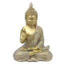 Ver imagem 1 de Buda Decorativo Em Resina Sabedoria hindu meditação fortuna Reflexão zen monge B159