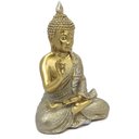 Ver imagem 4 de Buda Decorativo Em Resina Sabedoria hindu meditação fortuna Reflexão zen monge B159