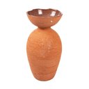Ver imagem 1 de Vaso Rustico Decorativo em Ceramica Terracota 29x14cm