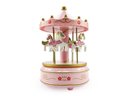 Ver imagem 4 de Caixa de Musica Carrossel Musical Cavalinhos de Plástico Decoração Para Quarto de Criança Bebê:Rosa/