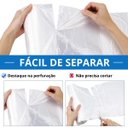 Ver imagem 4 de Saco de Lixo Branco para Banheiro e Pia Resistente Reforçado 34cm x 38cm 50 Unidades | Embalixo