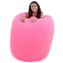 Ver imagem 4 de Pufe Rollo - Puff Sensorial com Enchimento de Perolas de Eps Cor Rosa