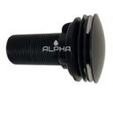 Ver imagem 4 de Válvula Ralo Click Preto Fosco Pia Lavatório Cuba 7/8 ABS