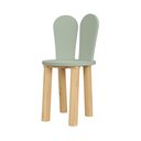 Ver imagem 1 de Cadeira Coelho Criativa Infantil para Crianças Estudar Desenhar 100% Mdf Bp Melaminico:verde Jade