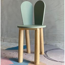Cadeira Coelho Criativa Infantil para Crianças Estudar Desenhar 100% Mdf Bp Melaminico:verde Jade - 10