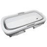 Banheira Portátil Dobrável Extra Grande Clingo C6024 Branco/Cinza - 8
