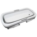 Ver mais imagens de Banheira Portátil Dobrável Extra Grande Clingo C6024 Branco/Cinza