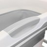 Banheira Portátil Dobrável Extra Grande Clingo C6024 Branco/Cinza - 9