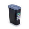 Lixeira com Tampa Ecofácil 15 Litros Preta e Azul - 7