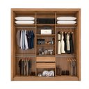 Ver imagem 2 de Guarda Roupa Celeste com Espelho Amendola Preto