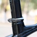 Ver imagem 3 de Braçadeira Selim Alumínio Preto 31.8mm 27.2/28.6mm 12g