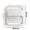 Ver imagem 7 de Prateleira Porta Shampoo Organizador Banheiro Multiuso Branco