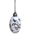 Ver imagem 1 de Lustre Pendente Arabesco de Vidro Leitoso