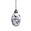 Ver imagem 4 de Lustre Pendente Arabesco de Vidro Leitoso