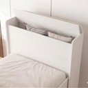 Ver imagem 7 de Bicama Solteiro 2 Gavetas 220x98 Cm com Bau e Cama Auxiliar Mdf Branco Decmade