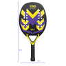 RAQUETE SEMI PRO BEACH TENNIS ROXO CARBONO E FIBRA DE VIDRO - 3